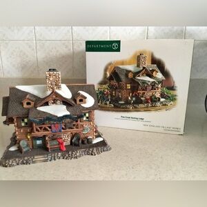 🏡 Department 56 Pine Creek Hunting Lodge – New England Village Series